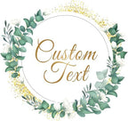 Personalized Custom Stickers Labels for Wedding Favors Birthday, Business Logo Customized Sticker.Waterproof, Fade & Heat Resistant and Cold Resistant. Pack of 100 to 1000.(Pattern 3, 4 Inch) by clylife