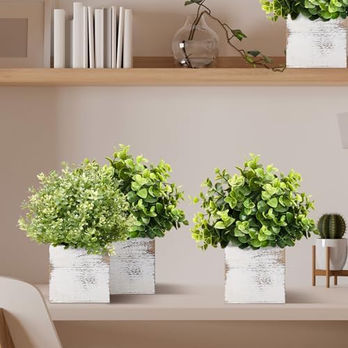 Suzile 12 Set Wooden Box Centerpiece, 4 Inch Square Planter Vase - Image 6