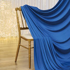 20ft×12ft Wrinkle Free Royal Blue Backdrop Curtain for Wedding Parties, 4 Panels 5×12ft Long Silky Polyester Fabric Backdrop Drapes Photo Back Drop Cloth for Boss Baby Photography Background Cloth - Image 6