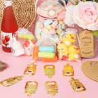 60 Pieces Baby Bottle Openers, Poppin Bottle Design for Baby Shower Favors with Thank You Gift Tag Card in Bulk - Image 5