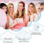Treela 24 Sets Cloud Tealight Candles Party Favors, Classic, White - Image 3