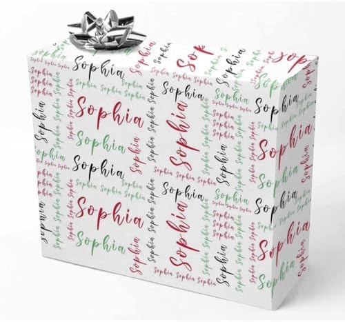 AOFUN Personalized Birthday Gifts Wrapping Paper For Boys Custom Wrapping Paper Picture Baby Christmas Wrapping Paper Valentine Gift Wrapping Paper 3 Rolls 58"" x 23"", Style 31 by Unknown