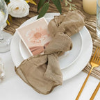 50 Pack Cheesecloth Napkins 20"x20" Nude Gauze Boho Bulk Napkins - Image 4