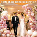 7.2ft and 5.9ft Half Balloon Arch Stand Kit with Heavy Duty Base, Comes with 8 Water Filling Bags - Metal Frame for Weddings, Birthdays, Party Backdrop Decoration. - Image 7