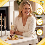 Nuenen 6 Sets Baby Shower Game Prizes Bee Mini Charcuterie Board, Hexagon - Image 3