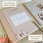 Peachly Unisex Baby Memory Book - First Year Baby Book Keepsake - Charlie - Image 6
