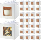Yeaqee 100 Pcs Sublimation Mug Boxes for Gift Coffee Mug Boxes Bulk, Clear by Yeaqee