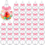 48 Pcs Baby Shower Favor Bottles Mini Milk Bottle Party Favor Gift, Pink by Sosation