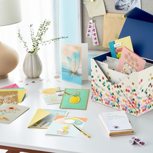 Hallmark All Occasion Handmade Boxed Set of Assorted Greeting Cards with Card Organizer (Pack of 24)—Birthday, Baby, Wedding, Sympathy, Thinking of You, Thank You, Blank - Image 2