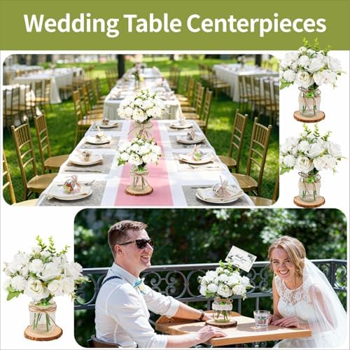 Mason Jar Centerpiece Table Decorations for Dining Room Farmhouse Decor - Image 4
