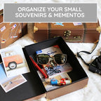 SLPR - Small Vintage Suitcase Boxes, Set of 3, Travel Themed Party Decor - Image 3