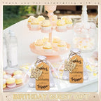 Ecation 40 Set Butterfly Keychains for Guests Wedding Thank You,Gold - Image 5
