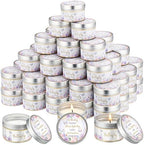 Threlaco 50 Pcs Baby Shower Candles, Party Favors, Flower and Butterfly by Threlaco