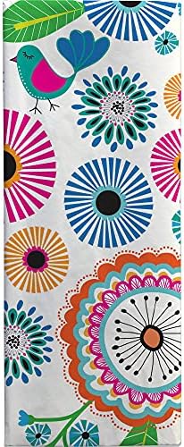 Jillson Roberts 20" x 30" Printed Floral Gift Tissue Gift Wrapping Supplies, Pretty Petunia, 48 Folded Sheets - Image 2