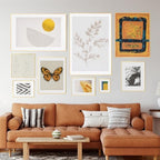 FLYJOE 22x28 Metal Picture Frame For Wall With Mat For 18x24, 22''x28'' Aluminum Photo Frames With Tempered Glass For Home Decor, Minimalist Modern Poster Frame Horizontal And Vertical Formats, Gold - Image 3