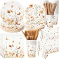 Funnymoom 452 Pcs Fall Wildflower Party Decoration Supplies for 50 Guests by Funnymoom
