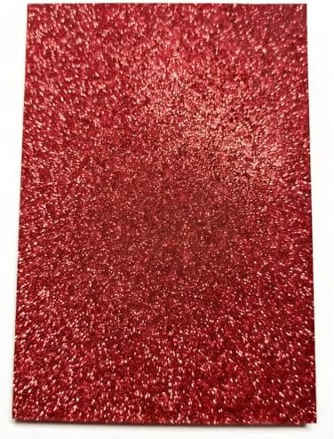 50Pcs Laser Cut Glitter Invitation Card Pocket, Glitter Red - Image 4