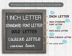 Grey Felt Letter Board - 10x10 Inch, Pre Cut 725 Letters, First Day of School, Classroom Decor, Baby Announcements - Image 3