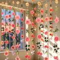 Livole 6Pcs 36Ft Wildflower Garland with Light Hanging Flower Wall Backdrop by Livole