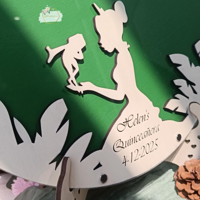 Personalized Quinceanera Guest Book Alternative, Princess Frog Drop Box - Image 3