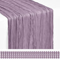 30 Pack Purple Cheesecloth Table Runner 17x108 Inches Boho Home Decor by Showgeous