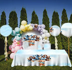 Baby Shower Table Cover Decorations Teddy Bear Tablecloth Table Cover Polyester Rectangle Table Decors for Baby Boy Girl Gender Reveal Party Supplies, 102x62 Inches ZB-1063 - Image 6