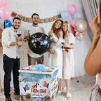 AmazingSpark 28in Giant Gender Reveal Gift Box Kit, Fishing - Image 6