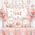 baby girl shower plates by Unknown