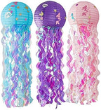 Candlestick Holders Candle Lantern, 未处理 Garden Decor Weathervanes Jellyfish Paper Lantern Under The Sea Party Decor Girl Kid Birthday Party Decoration Baby Shower(Pink) - Image 5