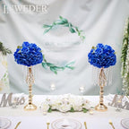 Royal Blue Flowers Balls Centerpieces: 11.8in Diam, Set of 10 - Image 3