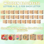 wookidel 118PCS Baby Shower Games Kit, Baby Blocks for Baby Shower - Image 3