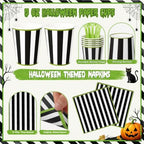 Honeydak 210 Pcs Halloween Plates and Napkins Party Supplies - Image 4