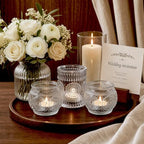 24PCS Clear Votive Candle Holders - Image 3