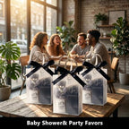 61PCS Baby Shower Prizes for Men 6 Set with Premium 12 OZ Enamel Mug Bottle Opener Manicure Kit Wood Comb Bear Towel Keychain Bath Sponge Gift Bag Baby Shower Game Prizes for Winner Bachelor Party - Image 5