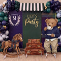Novabright 3 Pcs Equestrian Bear Party Stands, Rocking Horse Suitcase Bear by Unknown