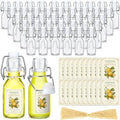 Havawish 48 Sets 4 oz Limoncello Bottles Swing Top Glass Bottles by Havawish