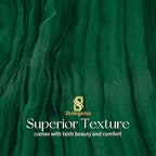 Showgeous 20 Pack Emerald Green Cheesecloth Table Runner, 17 x 108 Inches - Image 4
