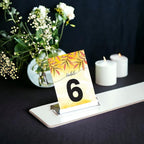 Autumn Table Cards Number 1-75 Double Sided For Wedding Reception Event Party Baby Shower Birthday 4x6 - Image 2