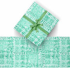 AOFUN Wrapping Paper Roll with Printed Name Christmas Gift Wrapping Cute Gifts For Best Friends Valentine Gift Wrapping Paper 3 Rolls 58" x 23" - Image 2