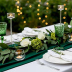 24 Pcs Clear Candle Holders for Table Centerpieces- Small Glass Votive Candle Holders for Standard Tealights, Wedding, Bridal Shower, Birthday Party Table Decorations - Image 4
