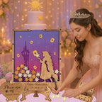 Quinceanera Guest Book Alternative Princess Drop Top Frame Lantern Tokens - Image 3