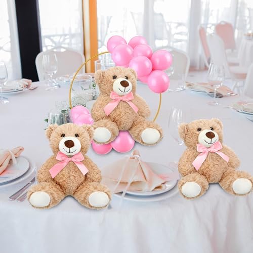 6 Sets Bear Table Centerpieces for Baby Shower Gender Reveal, Pink - Image 5