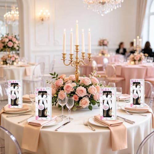 30 Pcs Butterfly Wedding Forks and Spoon Set with Pink Gift Box - Image 6