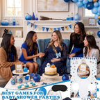 Shyyween 6 Sets Halloween Baby Shower Games A Little Boo Is Almost Due Game - Image 5