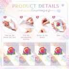 100 Sets Rainbow Roses Gifts Enamel Pins Bulk Weding Favors for LGBTQ - Image 3