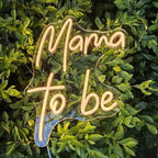 Mama to Be Neon Sign,Baby Shower Party Decorations, Party Neon Sign for Mummy, First Time Mom Gifts, Baby Shower Birthday Wedding Party Sign(15.7x11.8in) - Image 3