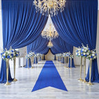 50ft×15ft Royal Blue Backdrop Curtain for Wedding Parties - Image 2