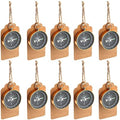 50 Sets/100pcs Compass Favor Bulk: Compass Keychain & Kraft Tags (Gold) by OurWarm