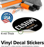 Personalized Business Logo Stickers - Ideal for Weddings, Birthdays, Favors & More. Waterproof, Fade & Heat Resistant. Pack of 10 to 1000. (Custom Image, 5 Inch) - Image 6