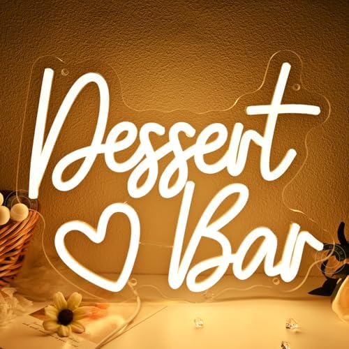 SYLHOME Dessert bar Led Neon Light Sign Candy Bar Snack Party Wall Decor - Image 5